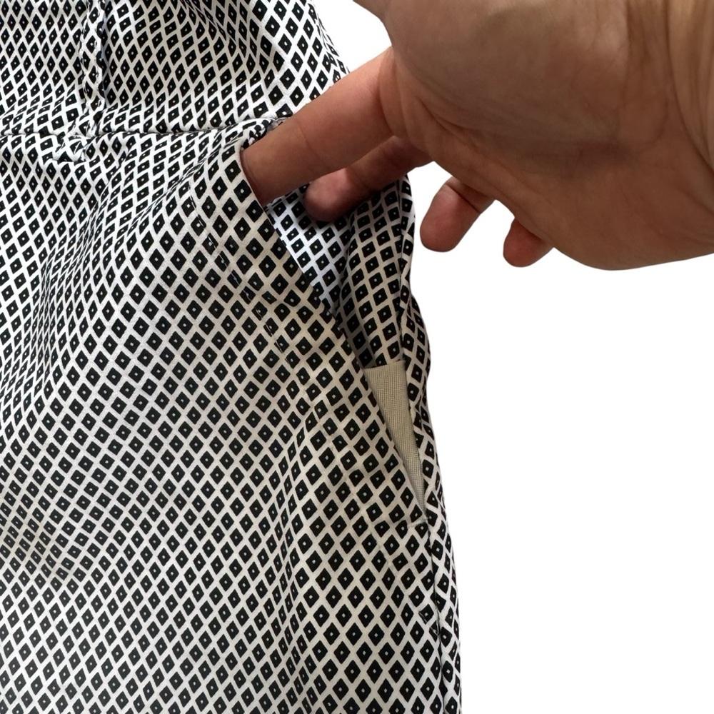 Swing Control Black And White Patterned Athletic … - image 3